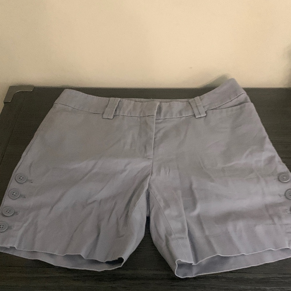 Talbots Women's Light Gray Cargo Shorts 0p